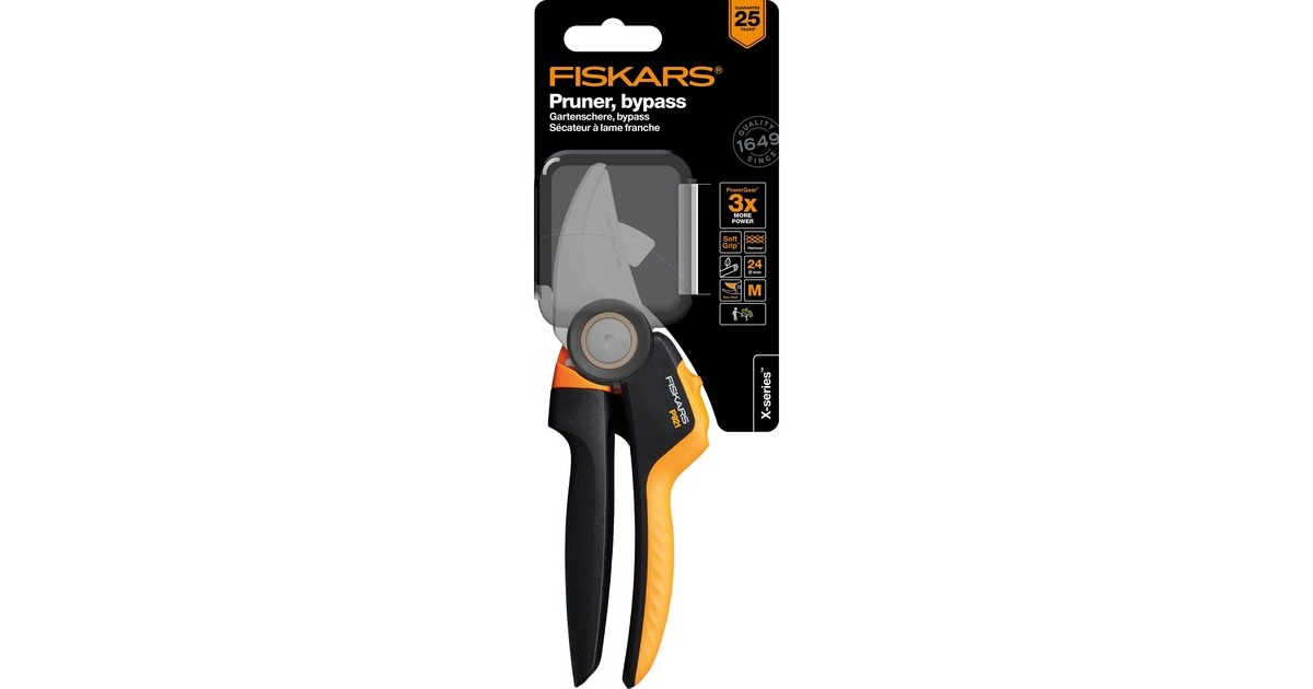 Fiskars X-series Bypass-Gartenschere M P921(orange/schwarz)