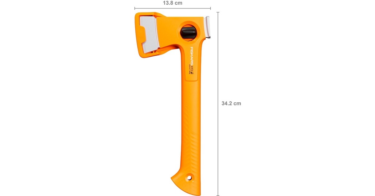 Fiskars X-series X13 Ultraleichte Wander- / Campingaxt, Axt/Beil(orange)