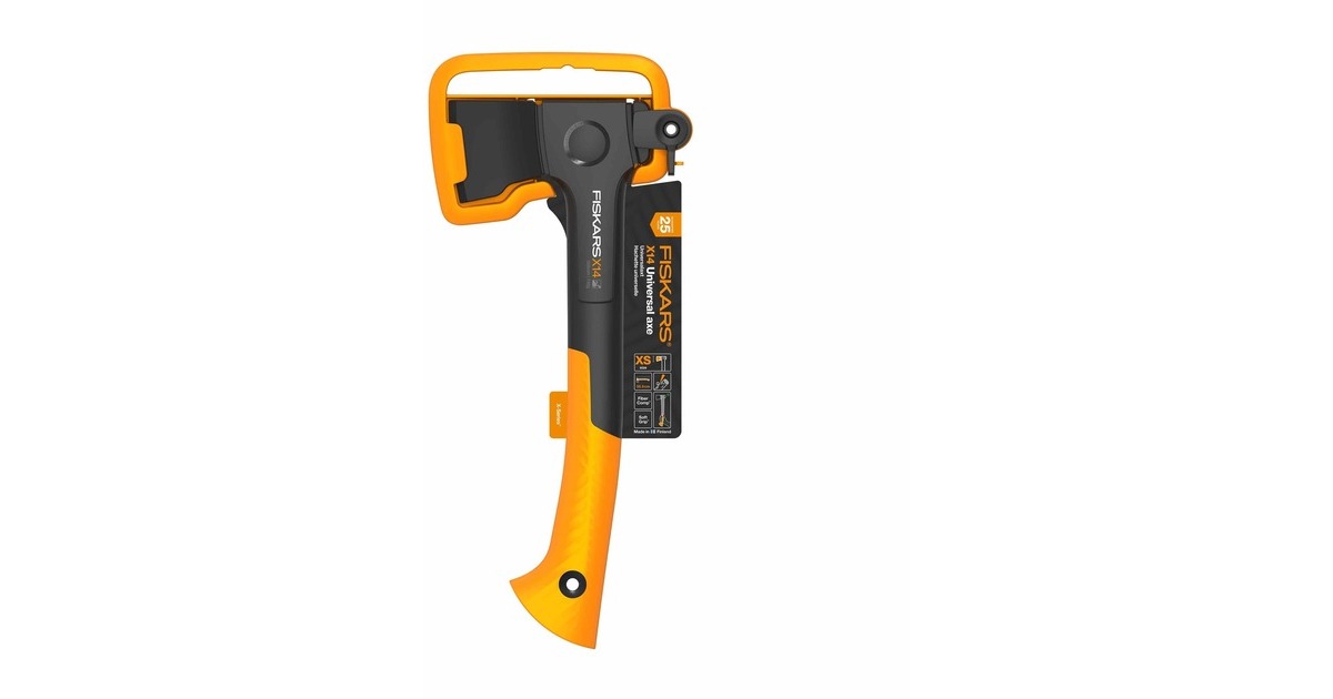 Fiskars X-series X14 Universalaxt mit XS-Klinge, Axt/Beil(schwarz/orange)
