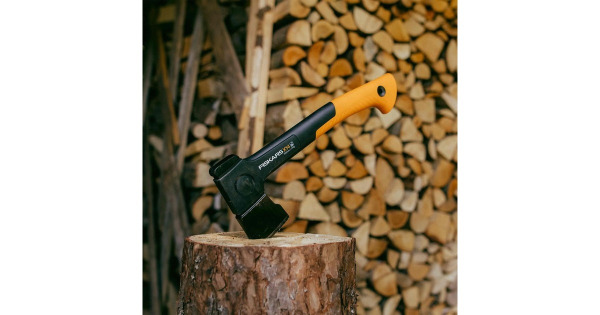 Fiskars X-series X14 Universalaxt mit XS-Klinge, Axt/Beil(schwarz/orange)