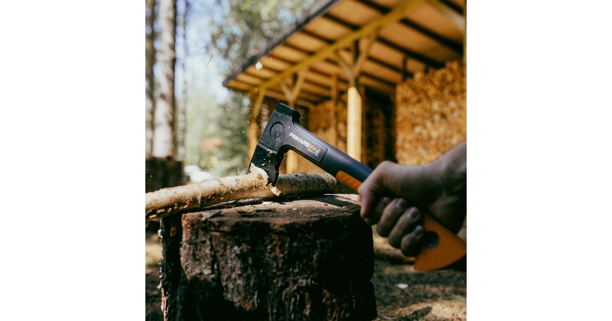 Fiskars X-series X14 Universalaxt mit XS-Klinge, Axt/Beil(schwarz/orange)