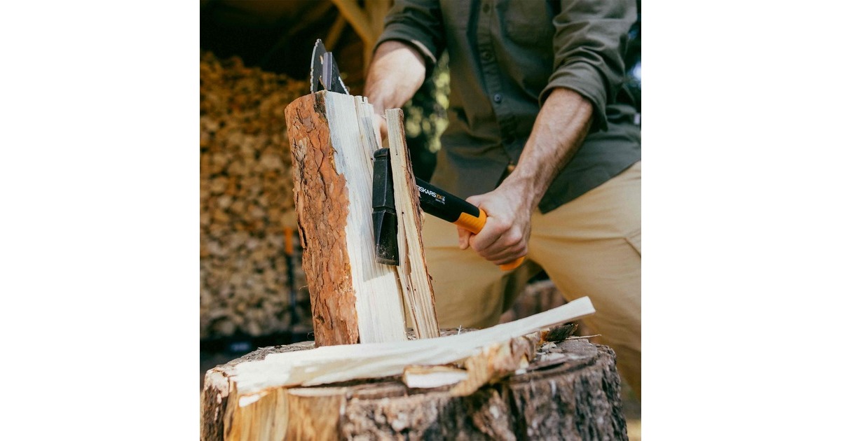 Fiskars X-series X14 Universalaxt mit XS-Klinge, Axt/Beil(schwarz/orange)
