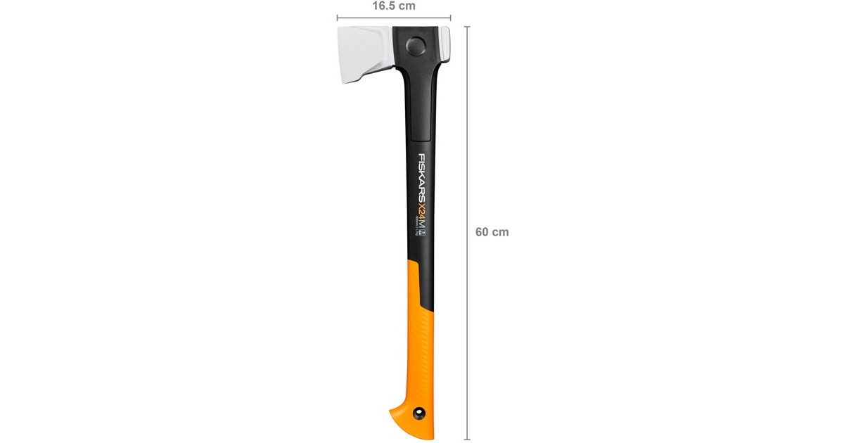 Fiskars X-series X24 Spaltaxt mit M-Klinge, Axt/Beil(schwarz/orange)
