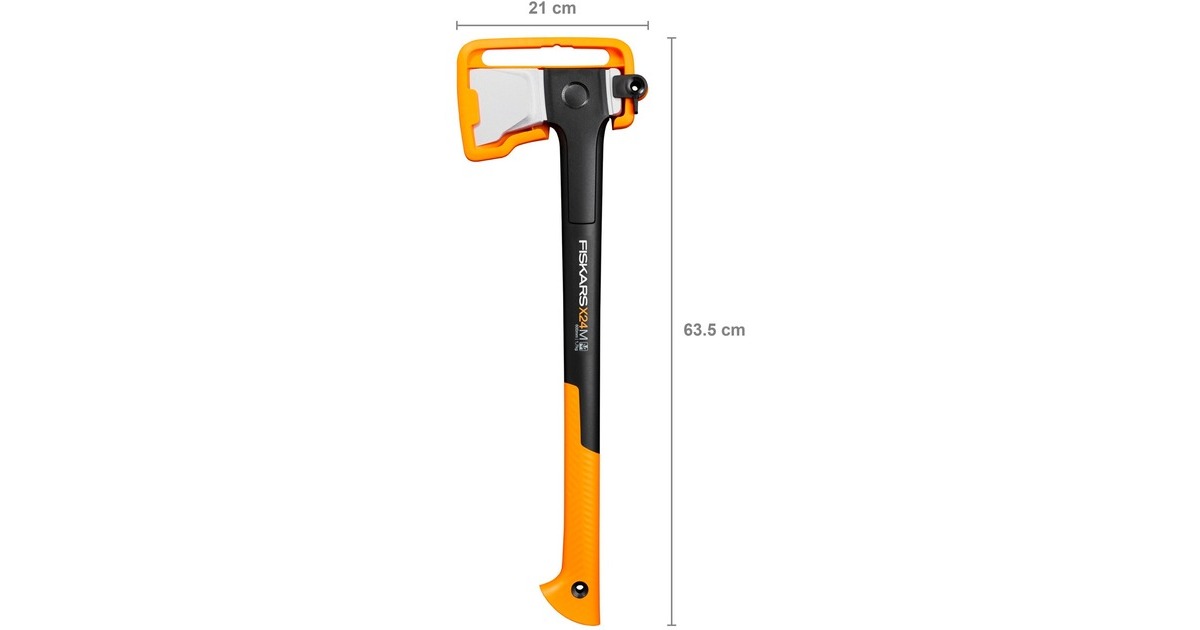 Fiskars X-series X24 Spaltaxt mit M-Klinge, Axt/Beil(schwarz/orange)