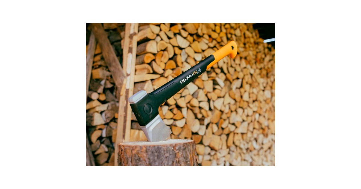 Fiskars X-series X24 Spaltaxt mit M-Klinge, Axt/Beil(schwarz/orange)