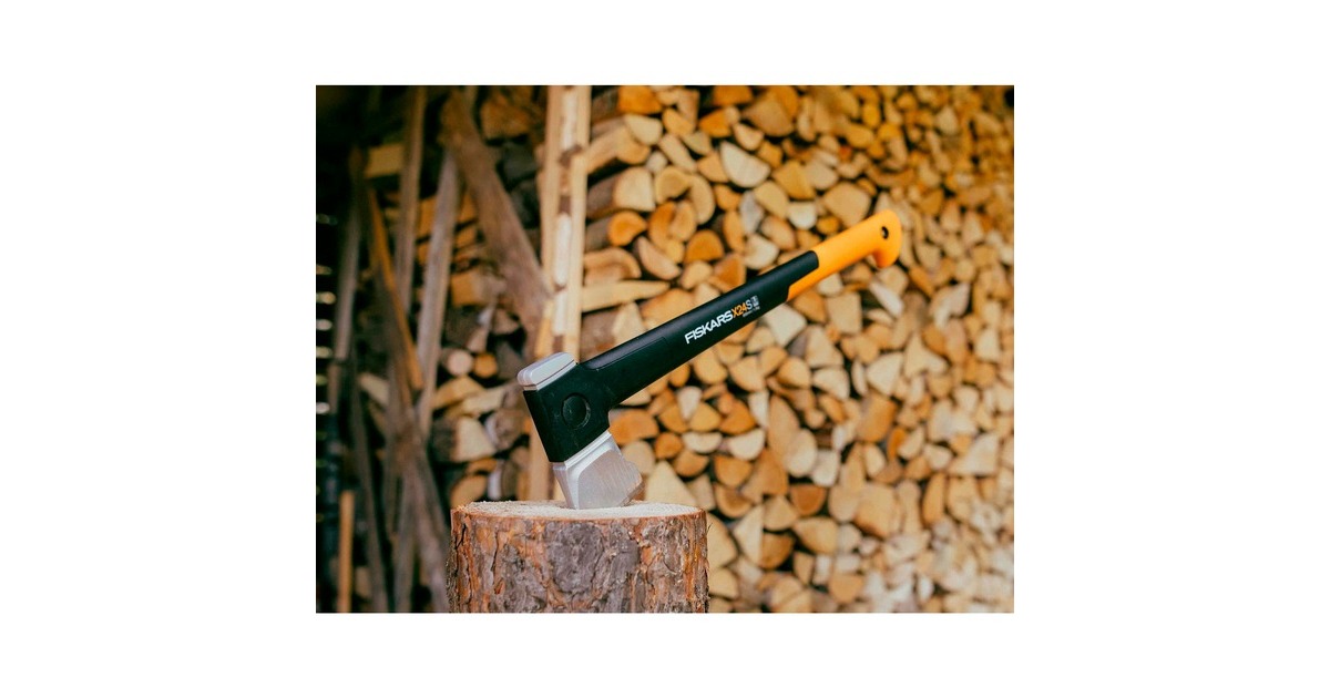 Fiskars X-series X24 Spaltaxt mit S-Klinge, Axt/Beil(schwarz/orange)