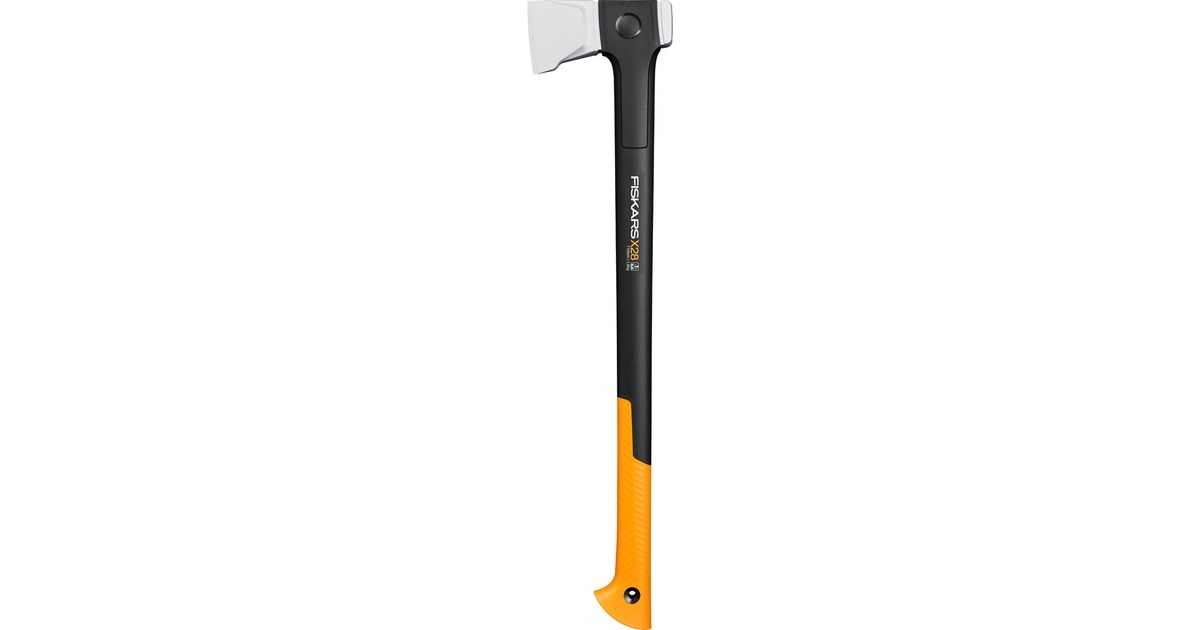 Fiskars X-series X28 Spaltaxt mit M-Klinge, Axt/Beil(schwarz/orange, langer Schaft)