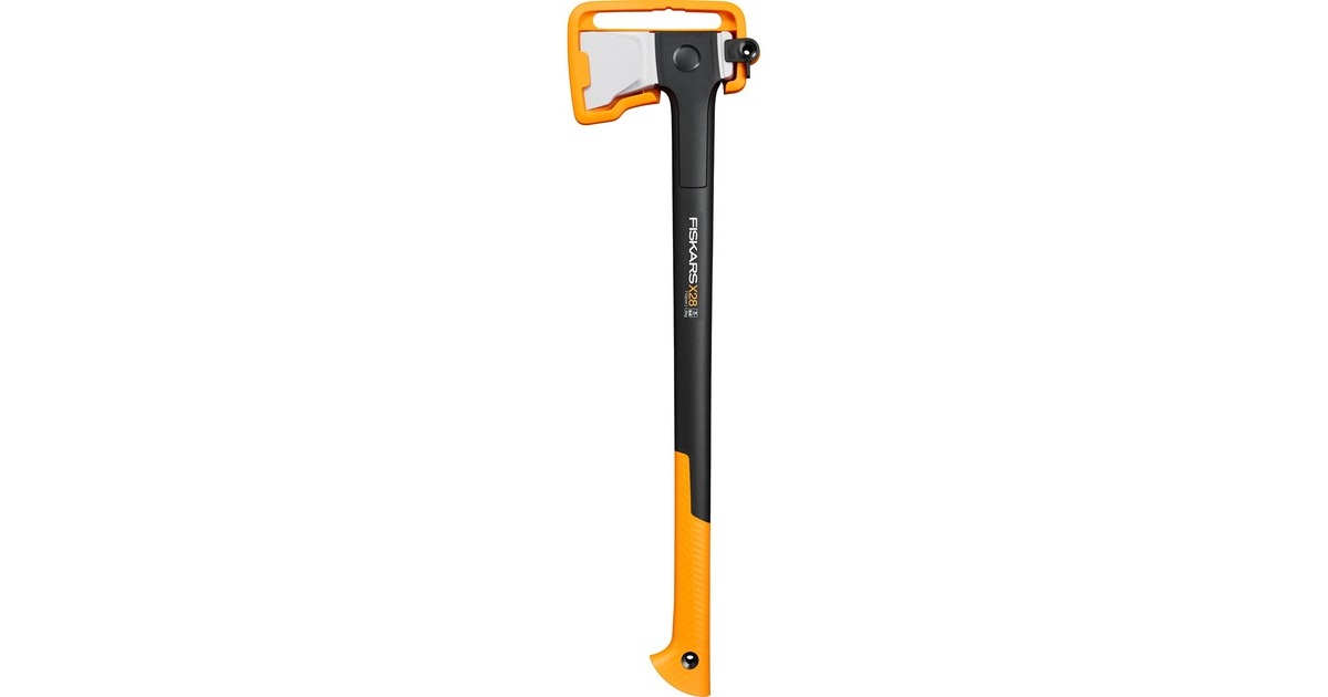 Fiskars X-series X28 Spaltaxt mit M-Klinge, Axt/Beil(schwarz/orange, langer Schaft)