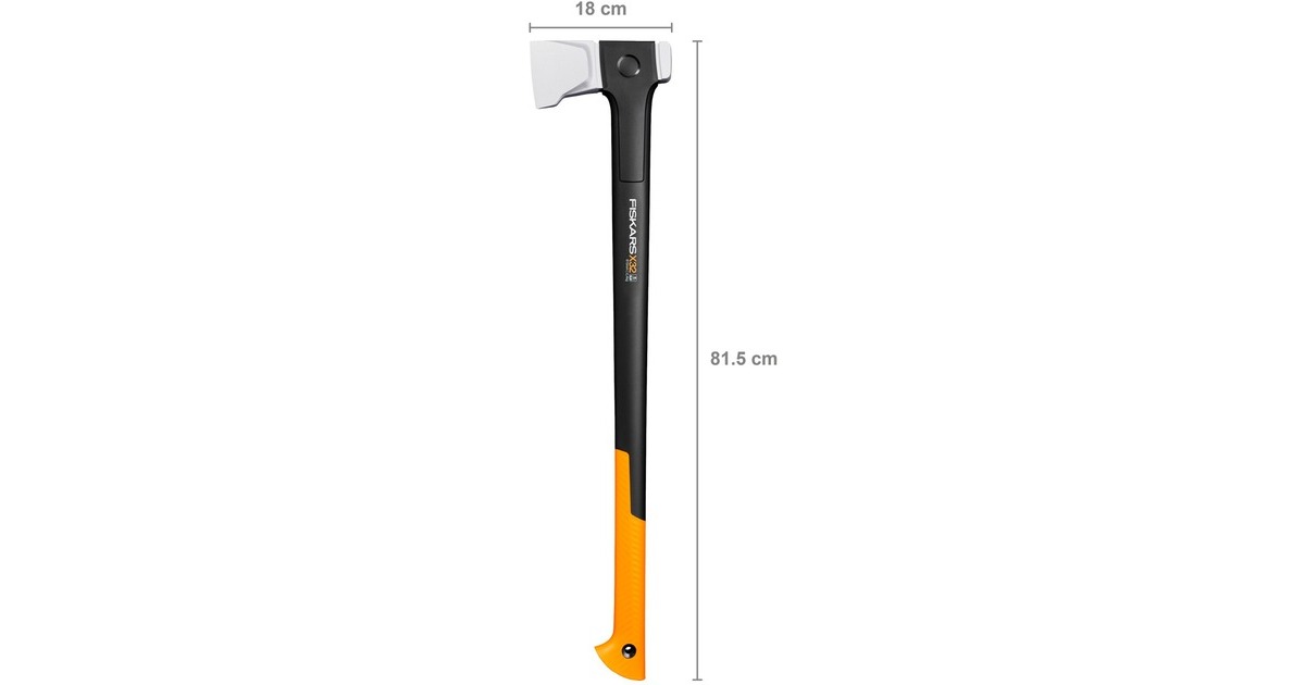 Fiskars X-series X32 Spaltaxt mit L-Klinge, Axt/Beil(schwarz/orange)