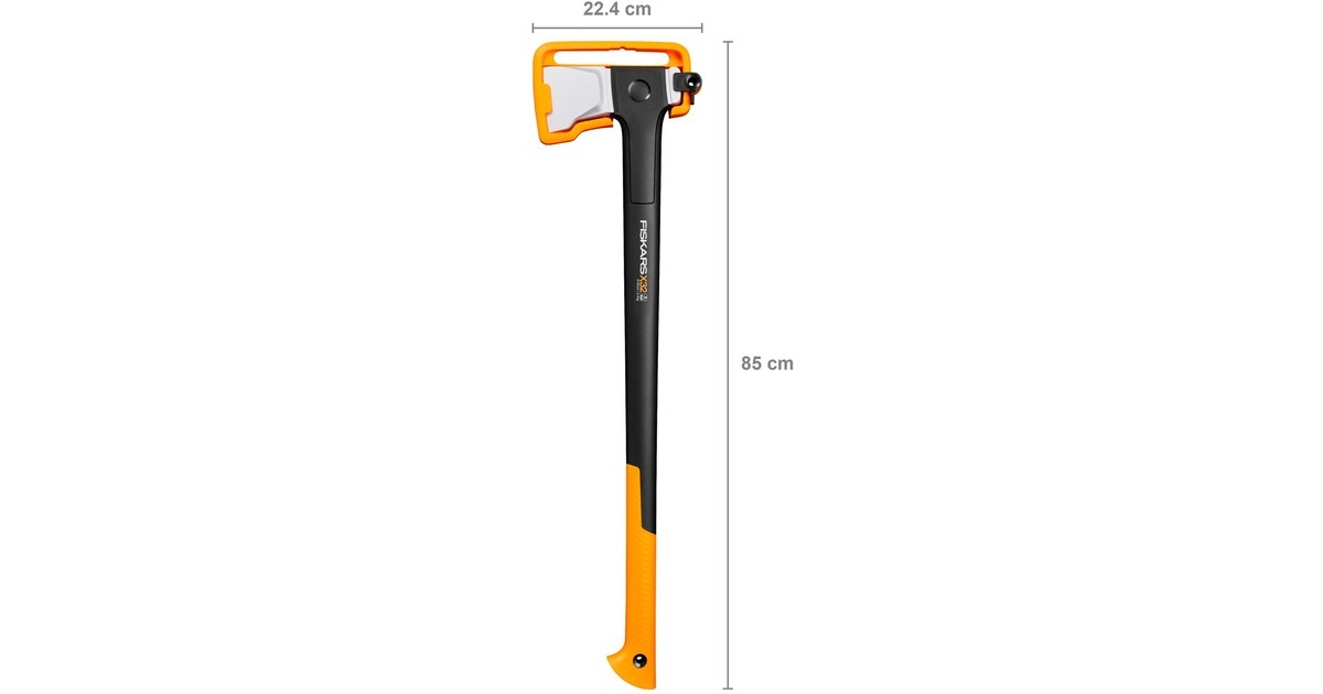 Fiskars X-series X32 Spaltaxt mit L-Klinge, Axt/Beil(schwarz/orange)
