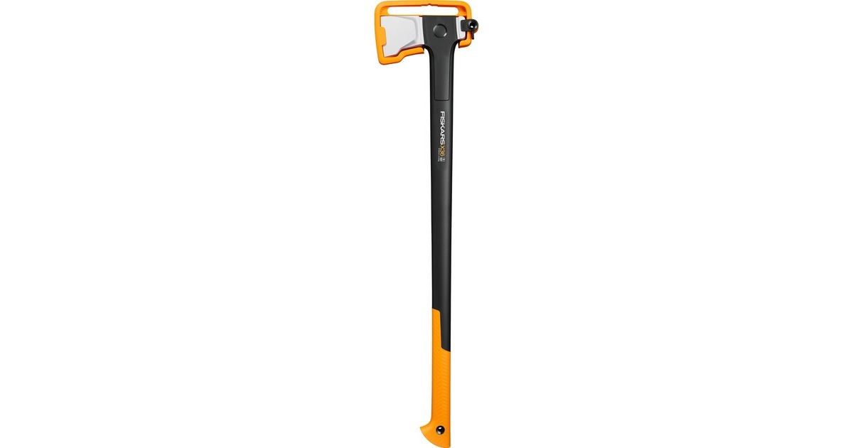 Fiskars X-series X36 Spaltaxt mit L-Klinge, Axt/Beil(schwarz/orange, langer Schaft)