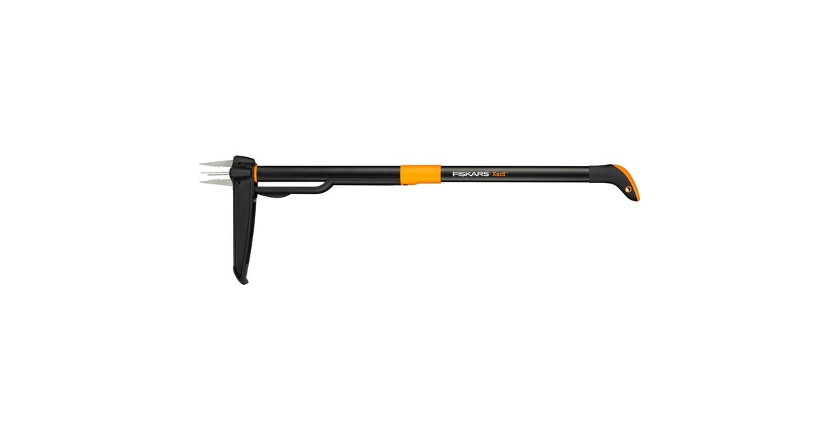 Fiskars Xact Unkrautstecher(schwarz/orange)