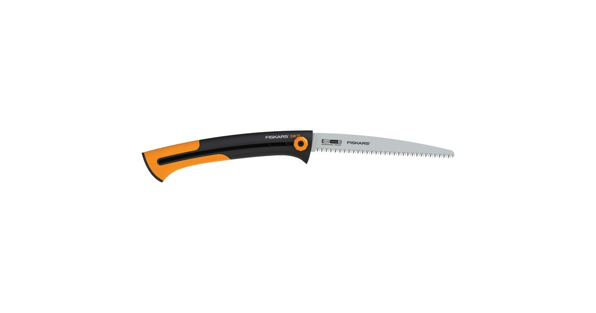 Fiskars Xtract Große Handsäge / Grobzahnung SW75(schwarz/orange)