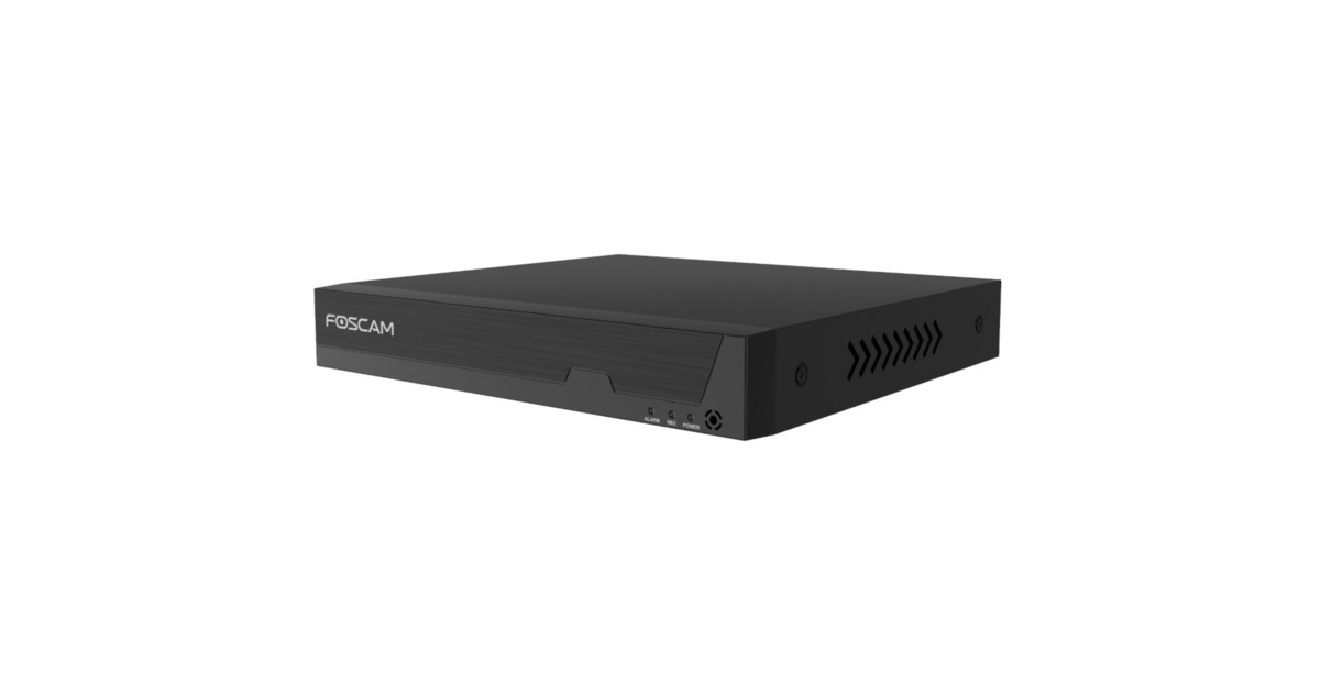 Foscam FNA 108 E B4 2T, Set(schwarz/weiß, FNA108E 8-Kanal NVR, 4x V8EP Kamera)