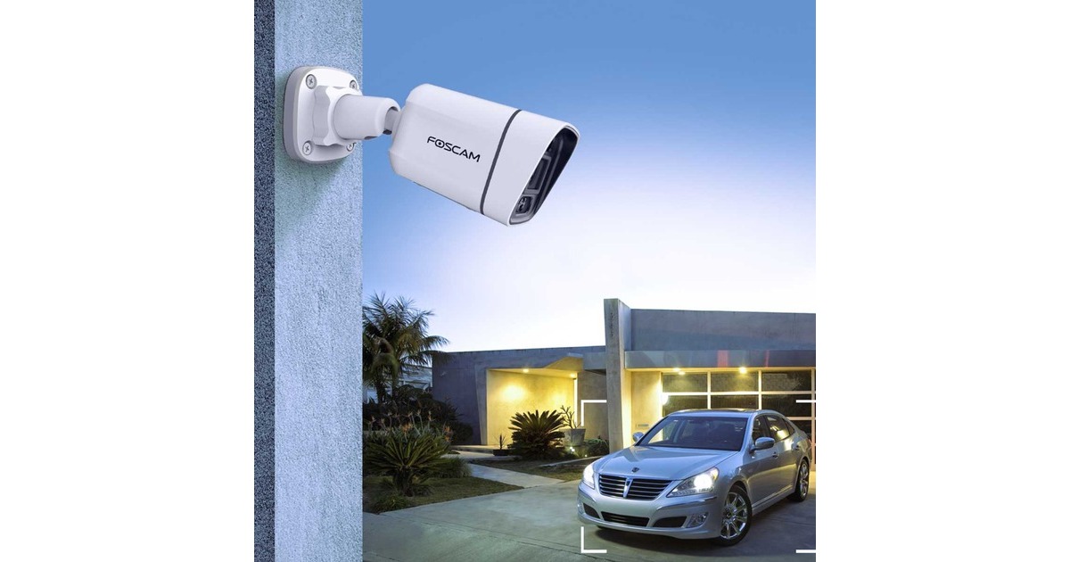 Foscam FNA 108 E B4 2T, Set(schwarz/weiß, FNA108E 8-Kanal NVR, 4x V8EP Kamera)