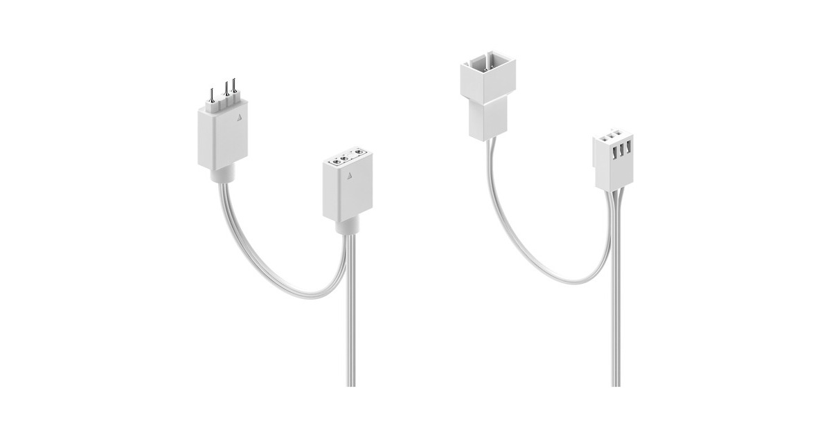 Fractal Design Aspect 12 RGB White Frame, Gehäuselüfter(weiß)