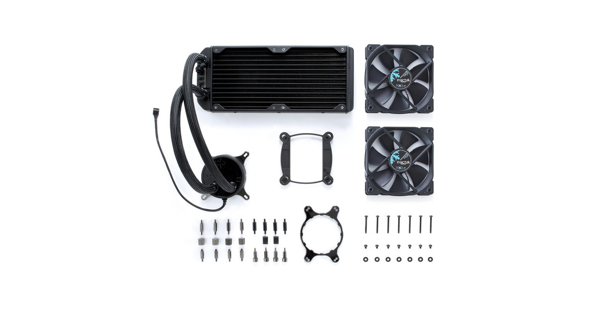 Fractal Design Celsius S24 BO 240mm, Wasserkühlung(schwarz)