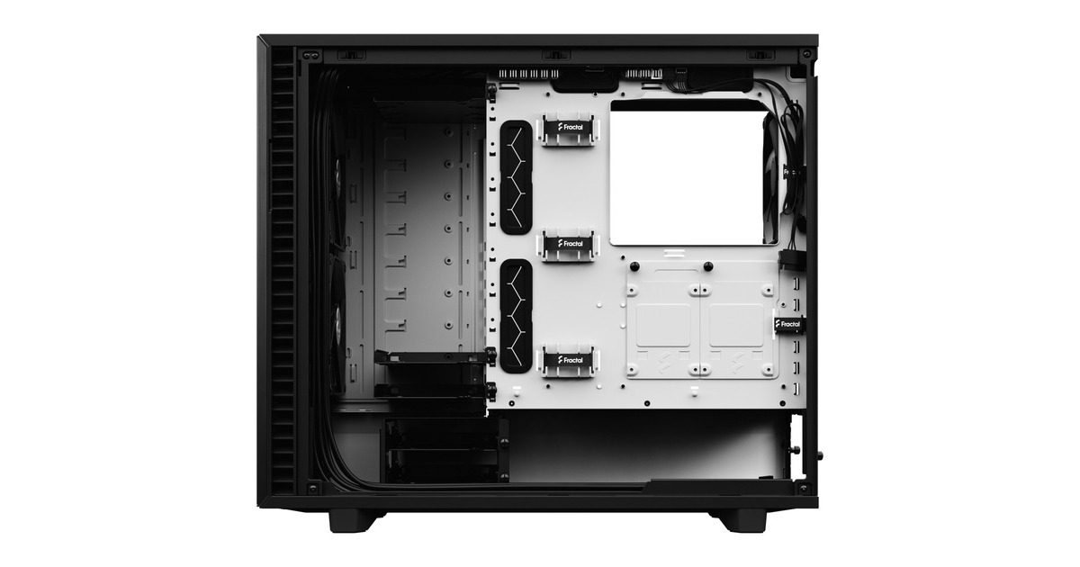 Fractal Design Define 7 Black/White TG Clear Tint, Tower-Gehäuse(schwarz/weiß, Tempered Glass)