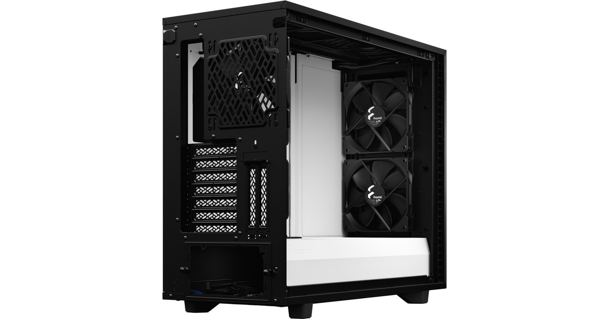 Fractal Design Define 7 Black/White TG Clear Tint, Tower-Gehäuse(schwarz/weiß, Tempered Glass)