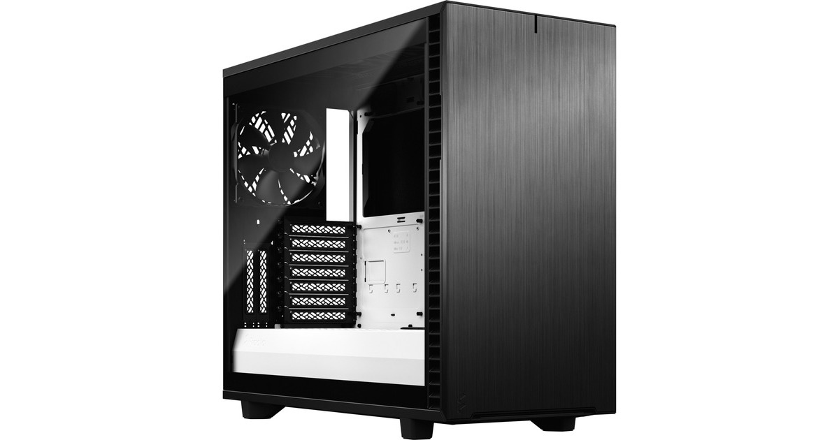 Fractal Design Define 7 Black/White TG Clear Tint, Tower-Gehäuse(schwarz/weiß, Tempered Glass)