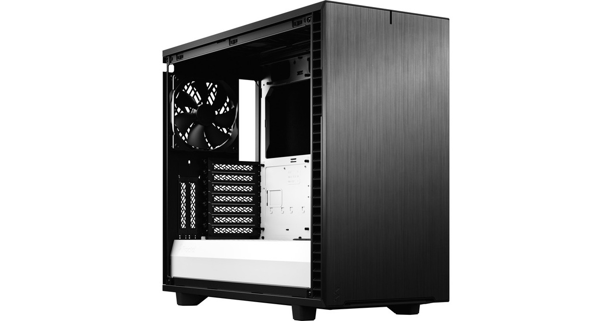 Fractal Design Define 7 Black/White TG Clear Tint, Tower-Gehäuse(schwarz/weiß, Tempered Glass)