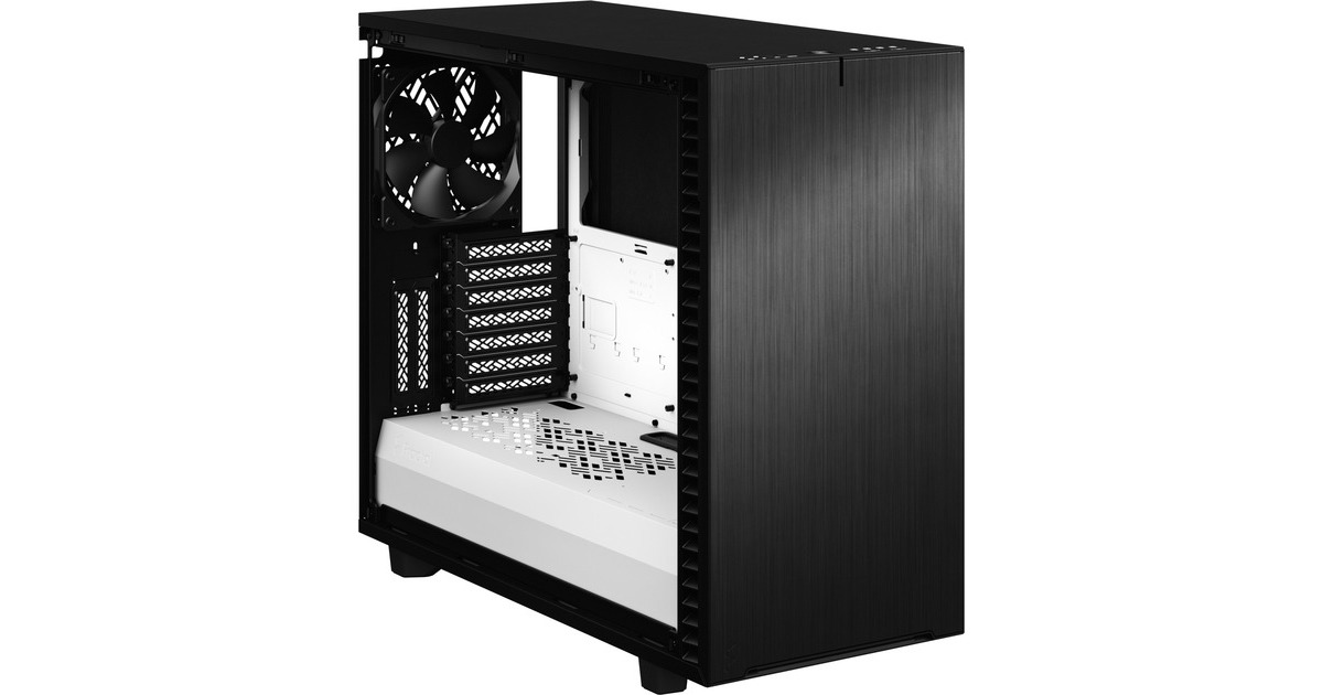Fractal Design Define 7 Black/White TG Clear Tint, Tower-Gehäuse(schwarz/weiß, Tempered Glass)