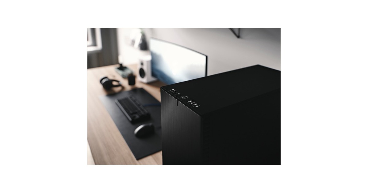 Fractal Design Define 7 Black/White TG Clear Tint, Tower-Gehäuse(schwarz/weiß, Tempered Glass)