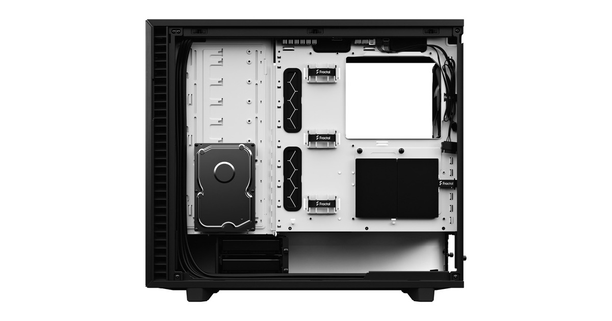 Fractal Design Define 7 Black/White TG Clear Tint, Tower-Gehäuse(schwarz/weiß, Tempered Glass)