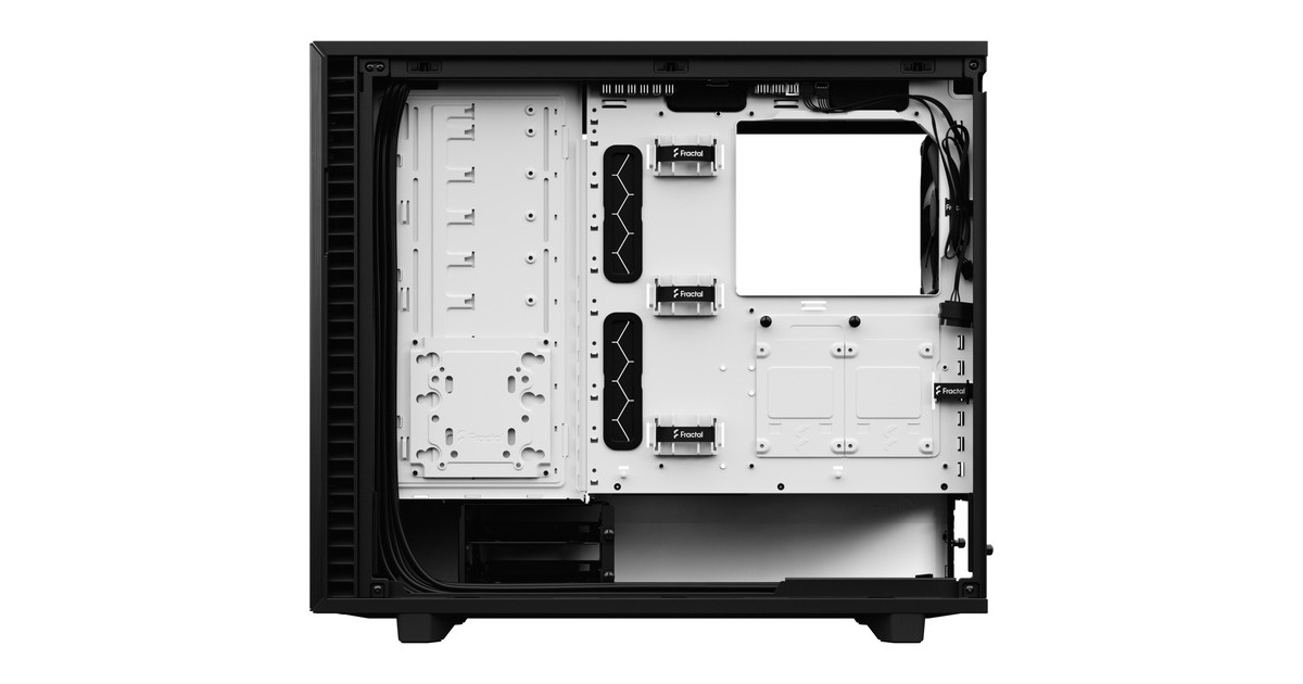 Fractal Design Define 7 Black/White TG Clear Tint, Tower-Gehäuse(schwarz/weiß, Tempered Glass)