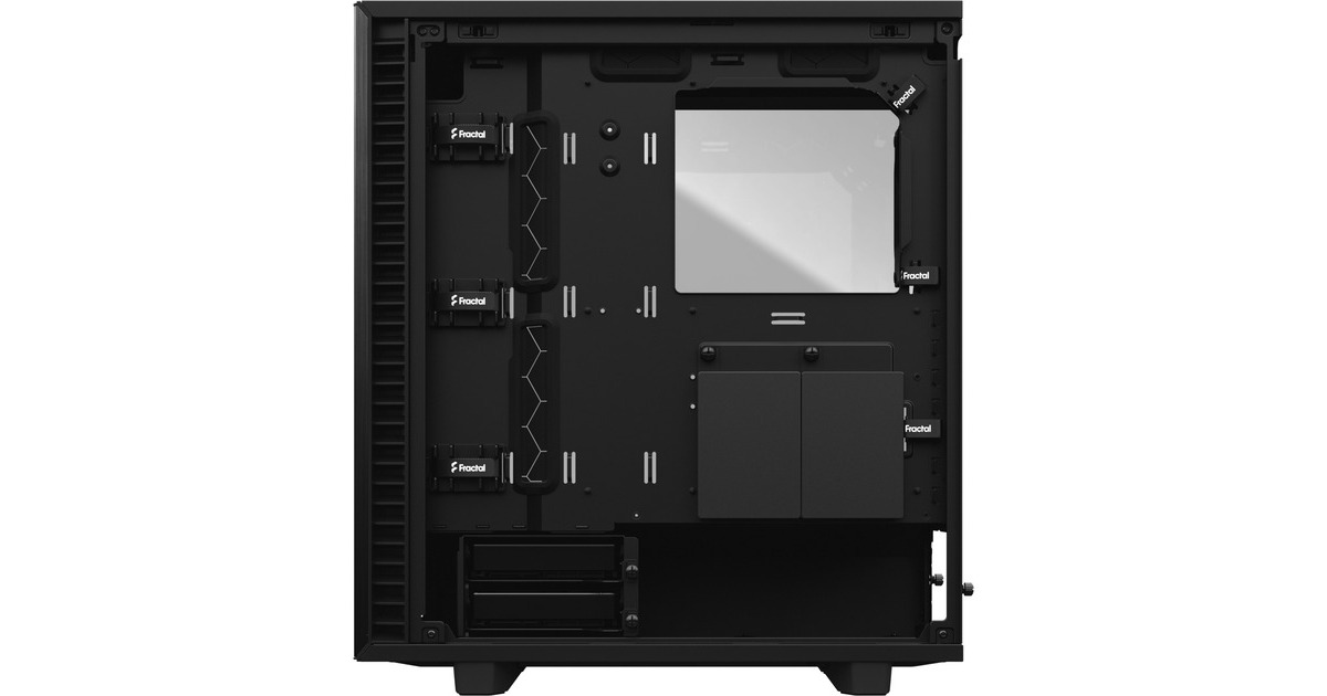 Fractal Design Define 7 Compact Black TG Dark Tint, Tower-Gehäuse(schwarz, Tempered Glass)