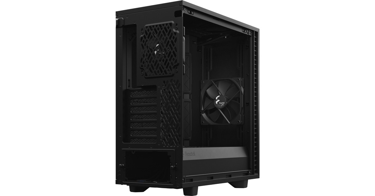 Fractal Design Define 7 Compact Black TG Dark Tint, Tower-Gehäuse(schwarz, Tempered Glass)