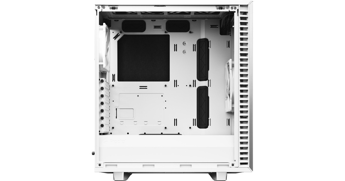 Fractal Design Define 7 Compact White TG Light Tint, Tower-Gehäuse(weiß, Tempered Glass)