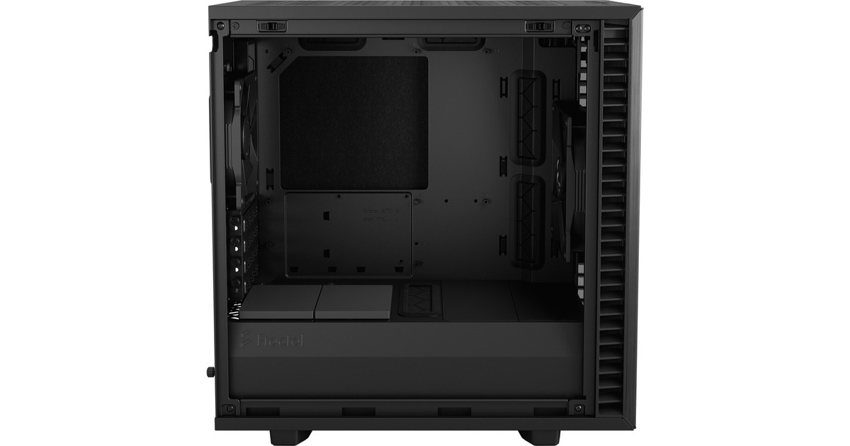 Fractal Design Define 7 Mini Black TG Light Tint, Tower-Gehäuse(schwarz, Tempered Glass)
