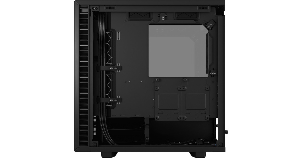Fractal Design Define 7 Mini Black TG Light Tint, Tower-Gehäuse(schwarz, Tempered Glass)