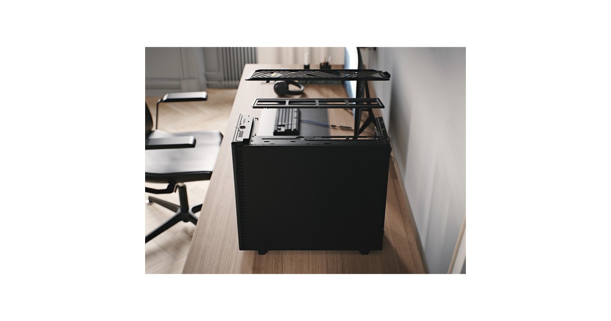 Fractal Design Define 7 TG Light Tint, Tower-Gehäuse(schwarz, Tempered Glass)