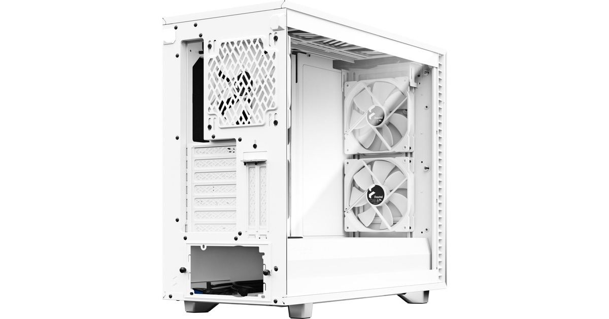 Fractal Design Define 7 White TG Clear Tint, Tower-Gehäuse(weiß, Tempered Glass)