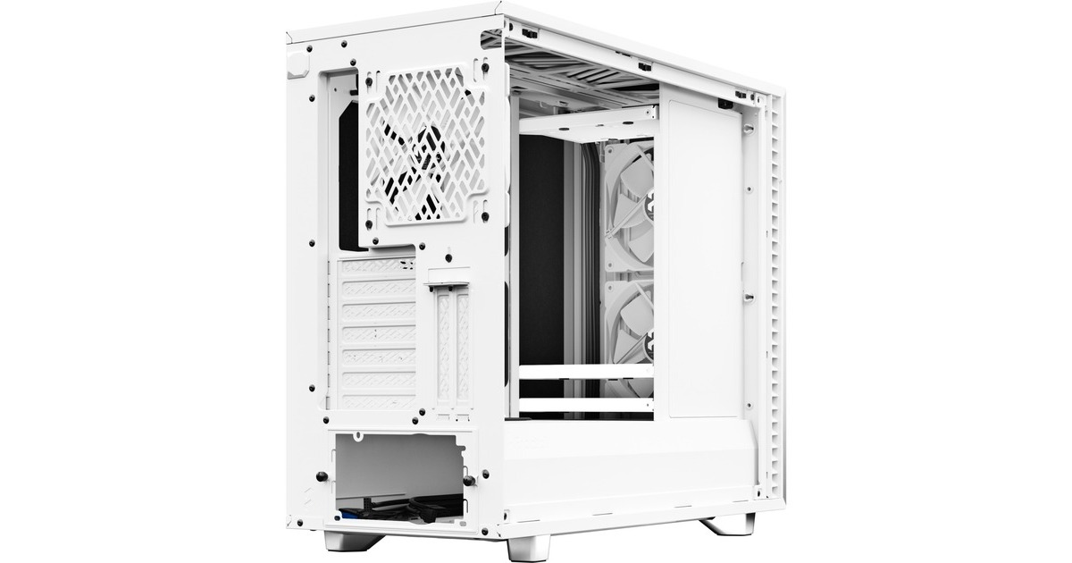 Fractal Design Define 7 White TG Clear Tint, Tower-Gehäuse(weiß, Tempered Glass)