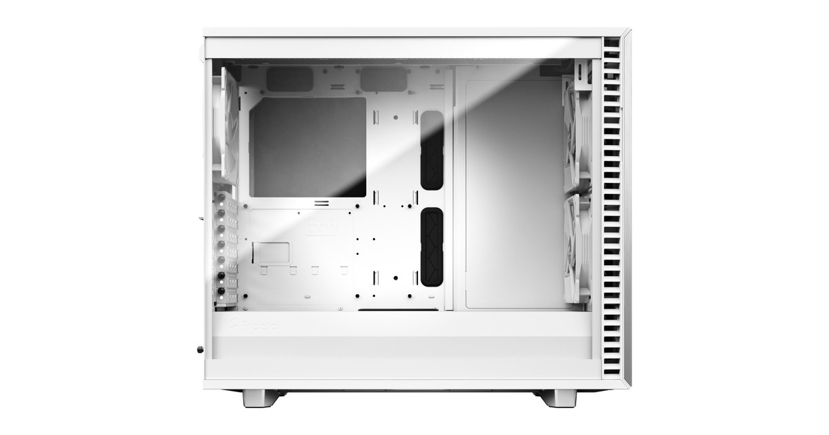 Fractal Design Define 7 White TG Clear Tint, Tower-Gehäuse(weiß, Tempered Glass)