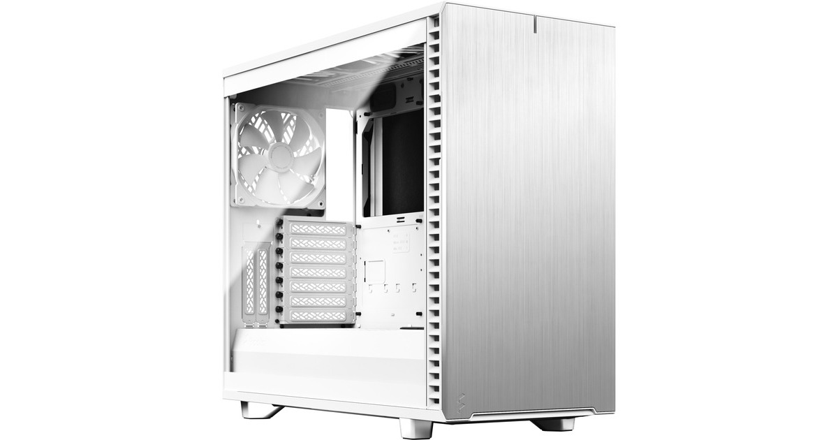 Fractal Design Define 7 White TG Clear Tint, Tower-Gehäuse(weiß, Tempered Glass)