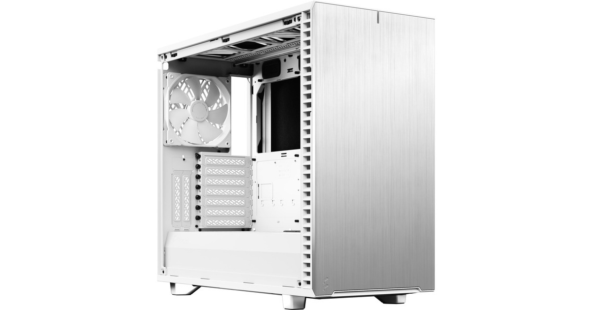 Fractal Design Define 7 White TG Clear Tint, Tower-Gehäuse(weiß, Tempered Glass)