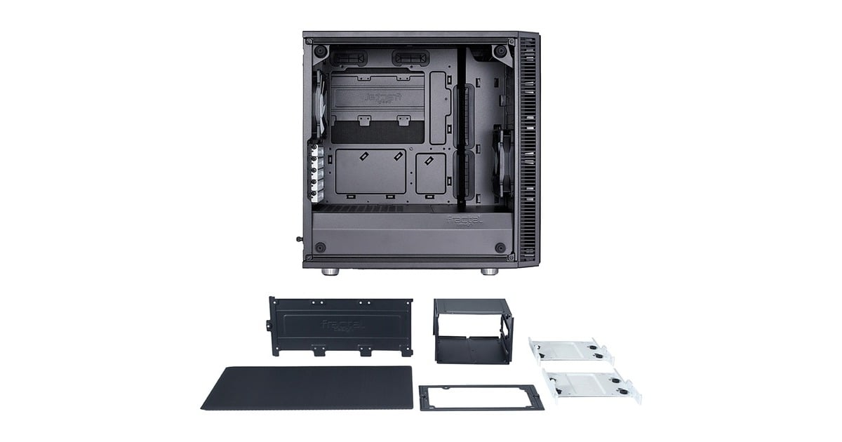 Fractal Design Define Mini C TG, Tower-Gehäuse(schwarz, Window-Kit)