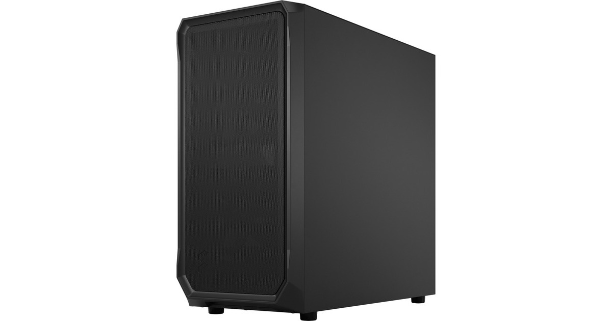 Fractal Design Focus 2 Black TG Clear Tint, Tower-Gehäuse(schwarz, Tempered Glass)