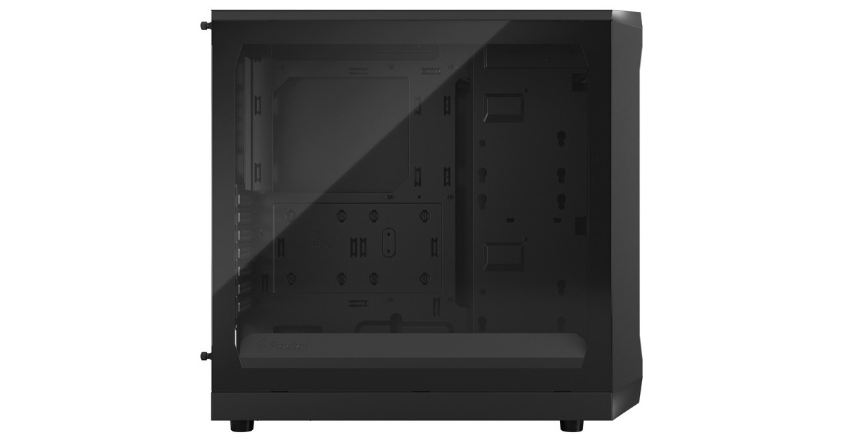 Fractal Design Focus 2 Black TG Clear Tint, Tower-Gehäuse(schwarz, Tempered Glass)