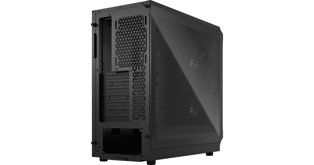 Fractal Design Focus 2 Black TG Clear Tint, Tower-Gehäuse(schwarz, Tempered Glass)