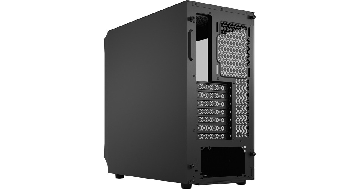 Fractal Design Focus 2 Black TG Clear Tint, Tower-Gehäuse(schwarz, Tempered Glass)