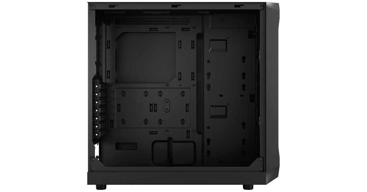 Fractal Design Focus 2 Black TG Clear Tint, Tower-Gehäuse(schwarz, Tempered Glass)