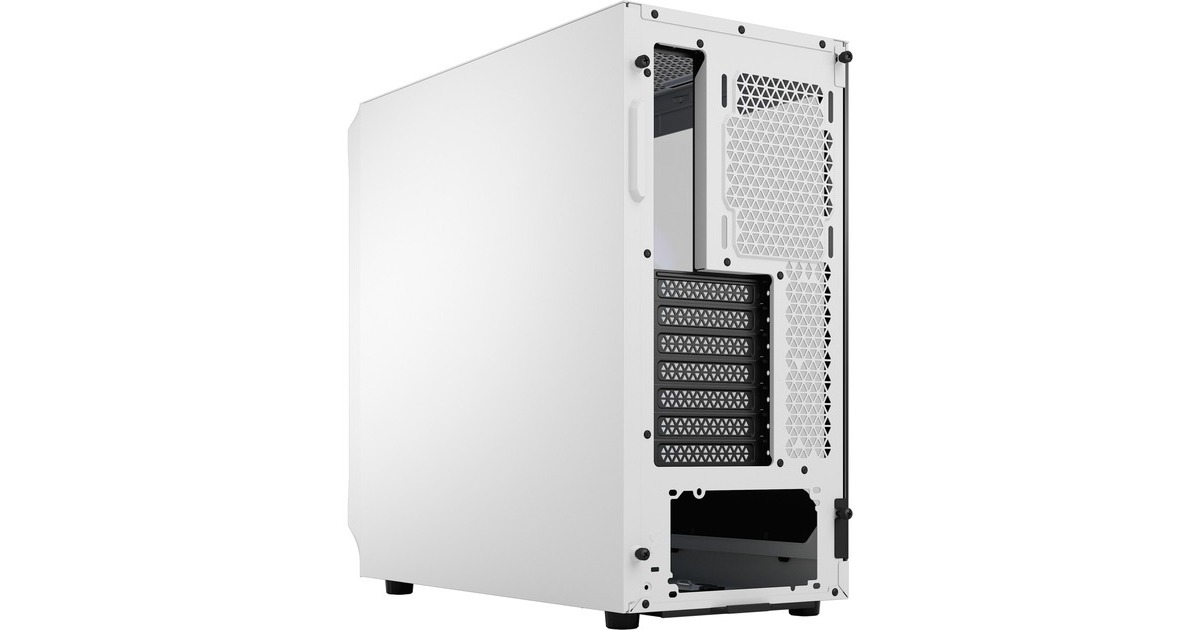 Fractal Design Focus 2 RGB White TG Clear Tint, Tower-Gehäuse(weiß, Tempered Glass)