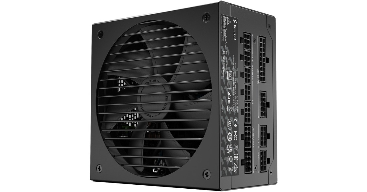 Fractal Design ION Gold 850W, PC-Netzteil(schwarz, 6x PCIe, Kabel-Management, 850 Watt)