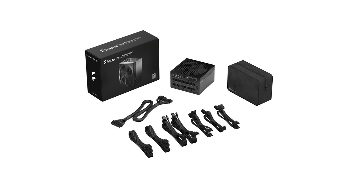 Fractal Design ION+ 2 Platinum 560W, PC-Netzteil(schwarz, 4x PCIe, Kabel-Management, 560 Watt)
