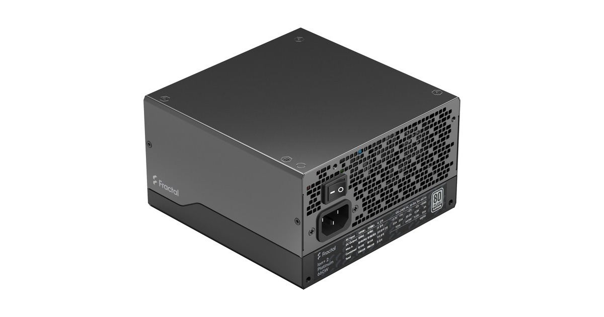 Fractal Design ION+ 2 Platinum 660W, PC-Netzteil(schwarz, 4x PCIe, Kabel-Management, 660 Watt)
